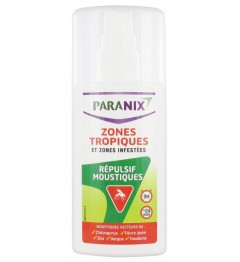 Paranix Répulsif Moustiques Zone Tropique et Zones Infestées Spray 90Ml