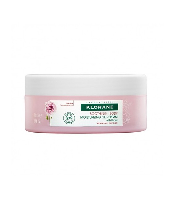 Klorane Gel Crème Hydratant Pivoine 200Ml