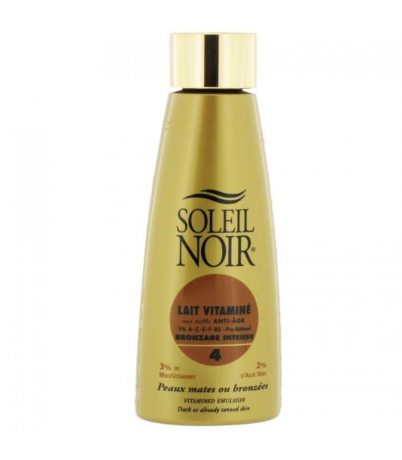 Soleil Noir Lait Vitaminé SPF4 150Ml pas cher