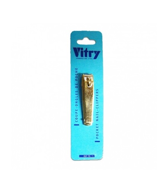 Vitry Coupe Ongles de Poche Doré