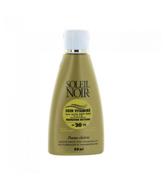 Soleil Noir Soin Vitaminé SPF20 50Ml pas cher