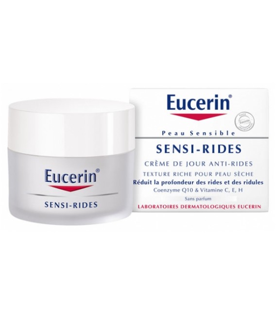 Eucerin Peau Sensible Sensi-Rides Crème Anti Rides Jour 50Ml