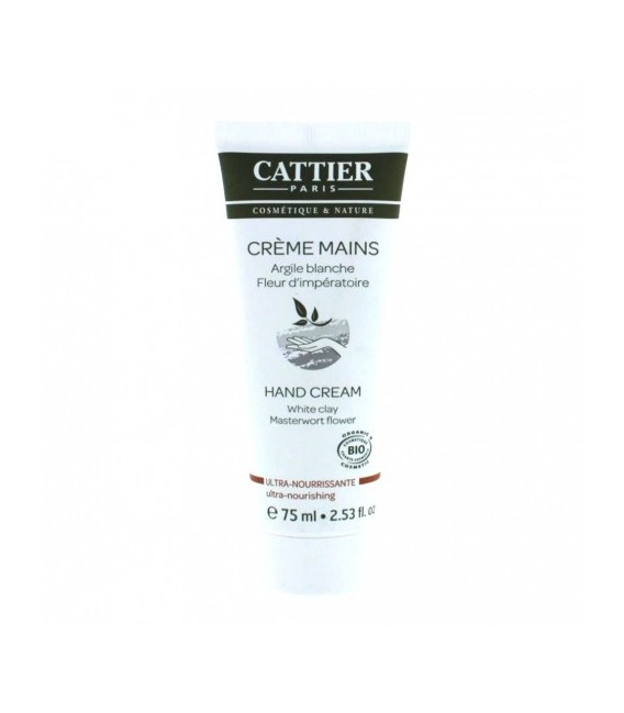 Cattier Crème Mains Ultra Nourrissante 75Ml