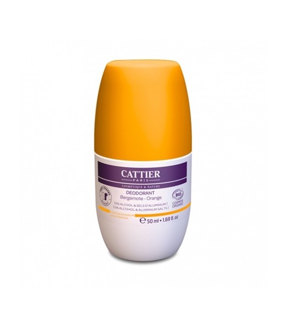 Cattier Déodorant Roll On 50Ml Agrumes