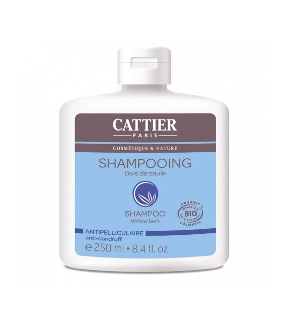 Cattier Shampooing Bois de Saule Anti Pelliculaire 250Ml