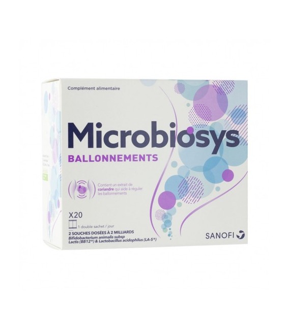 Sanofi Microbiosys Ballonnements 20 Sticks