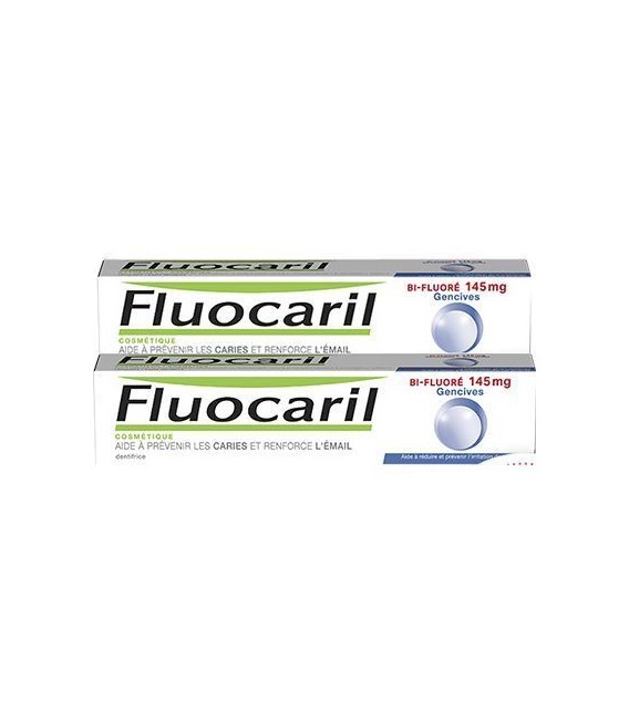 Fluocaril Dentifrice Bi Fluoré 145Mg Gencives Sensibles Menthe 2x75Ml