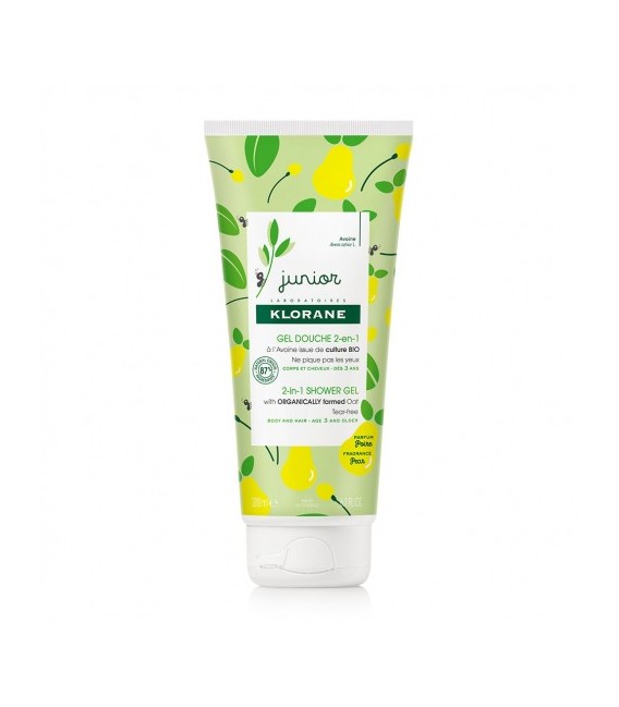 Klorane Petit Junior Gel Douche Corps et Cheveux Poire 200Ml