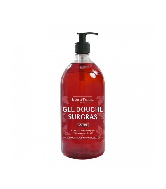 Beauterra Gel Douche 1L Parfum Ambre