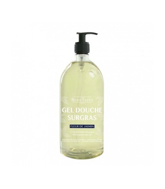 Beauterra Gel Douche 1L Parfum Fleur de Jasmin