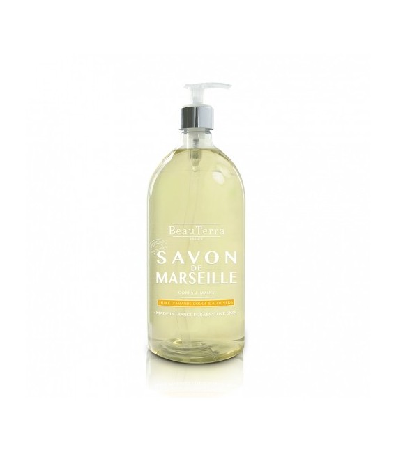 Beauterra Savon Liquide de Marseille1L Parfum Surgras