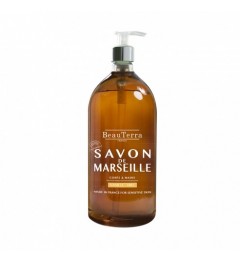 Beauterra Savon Liquide de Marseille1L Parfum Vanille Miel