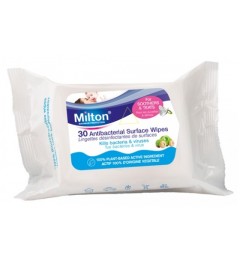 Milton Lingettes Désinfectantes de Surface Paquet de 30