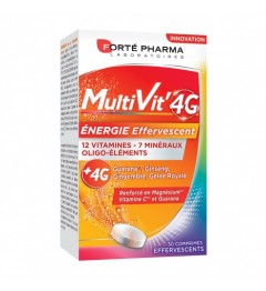 Forté Pharma Multivit 4G Energie 30 Comprimés Effervescents