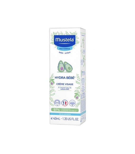 Mustela Hydra Bébé Crème Visage 40 ml