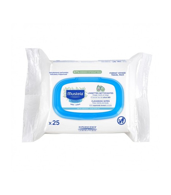 Mustela Lingettes Visage 25 unités