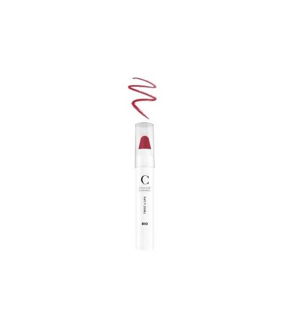 Couleur Caramel Crayon Lèvres Twist and Lips 404 Rose de Rouge