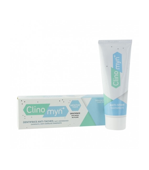 Clinomint Anti Taches Menthe Forte Dentifrice 75Ml