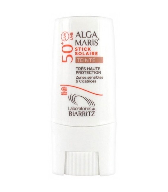 Les Laboratoires de Biarritz Algamaris Stick Solaire Teinté SPF50 9Ml