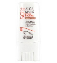 Les Laboratoires de Biarritz Algamaris Stick Solaire Teinté SPF50 9Ml