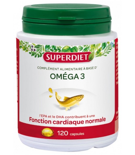 Superdiet Omega 3 120 Gélules