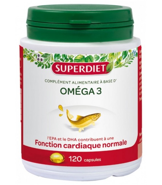 Superdiet Omega 3 120 Gélules