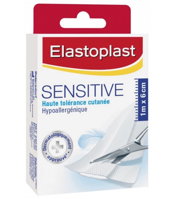 Elastoplast Peaux Sensibles Bande à Découper 10x6cm