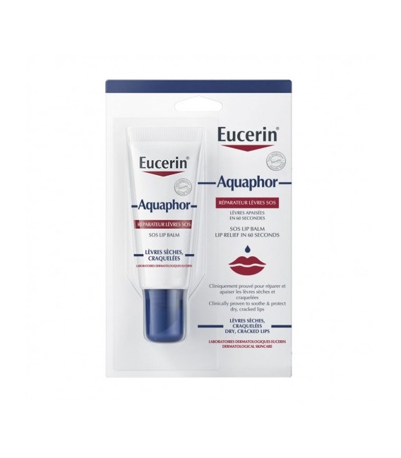 Eucerin Aquaphor Réparateur Lèvres SOS 10Ml