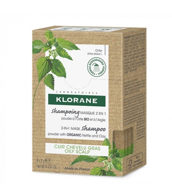 Klorane Shampooing Masque Ortie 2 en 1