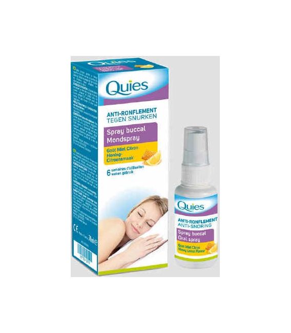 Quies Anti-Ronflement Spray Miel Citron 70Ml