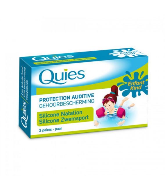 Quies Silicone Natation Protections Auditives Enfants 6 Protections