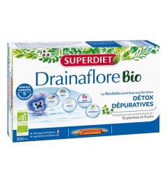 Superdiet Drainaflore Bio 20 Ampoules