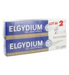 Elgydium Dentifrice Multi Actions 2x75ml