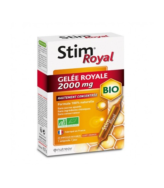 Nutreov Stim Royal Gelée Royale Bio 20 Ampoules