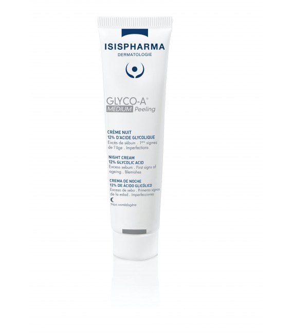 Isis Pharma Glyco A Médium Peeling Crème de Nuit 30Ml