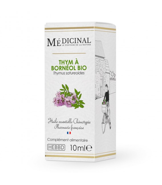 Medicinal Huile Essentielle Bio 10Ml Thym Borneol