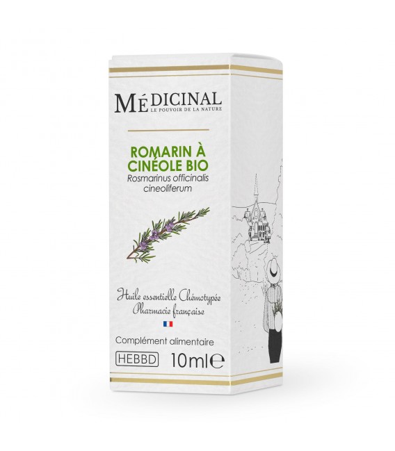 Medicinal Huile Essentielle Bio 10Ml Romarin Cineole