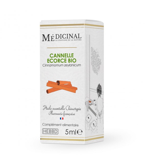 Medicinal Huile Essentielle Bio 5Ml Cannelle Ecorce