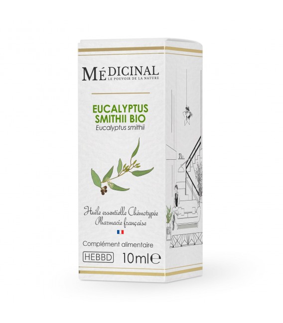 Medicinal Huile Essentielle Bio 10Ml Eucalyptus Smithii