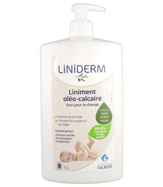 Gilbert Liniment Oleo-Calcaire Stabilisé 1L Pompe