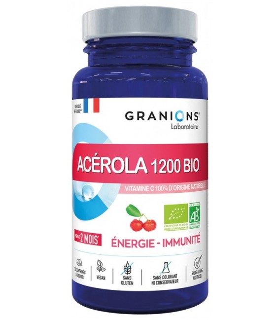 Granions Acerola 1200 Bio 30 Compirmés à Croquer