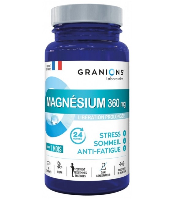 Granions Magnésium Stress Sommeil Anti Fatigue 60 Comprimés