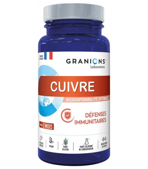 Granions Cuivre Défenses Immunitaires 60 Gélules