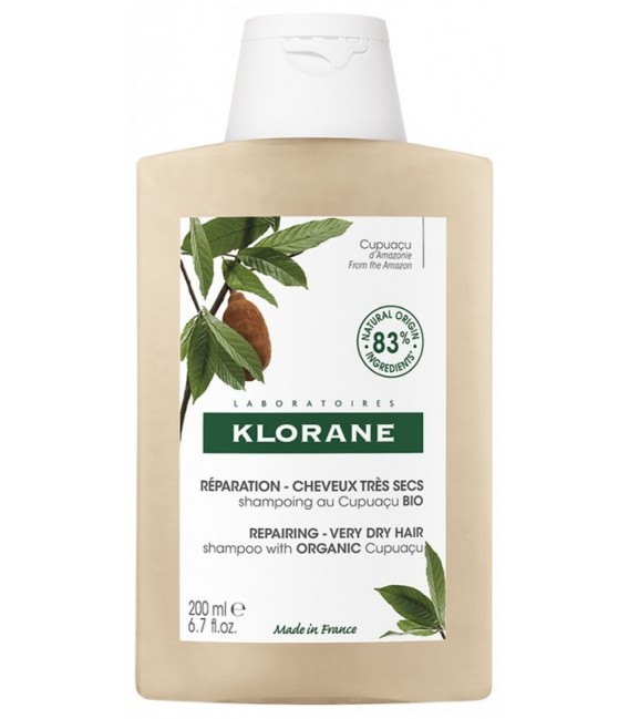 Klorane Shampooing au Beurre de Cupuaçu Bio 200Ml