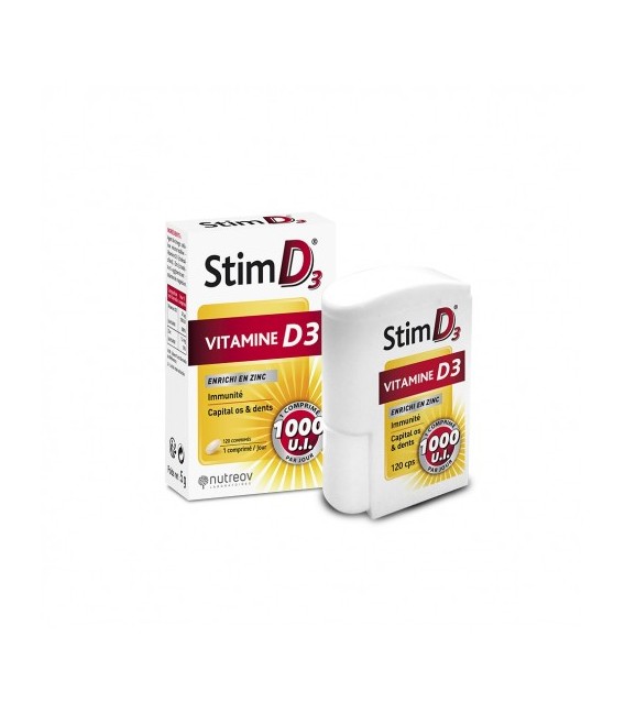 Nutreov Stim Vitamine D3 120 Comprimés