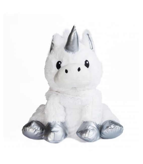 Pelucho Bouillote Licorne Argent