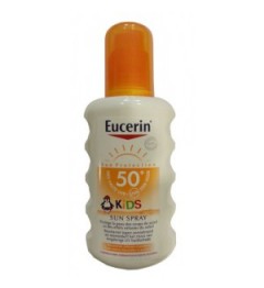 Eucerin Sun 50 Spray Kids Corps 200Ml pas cher