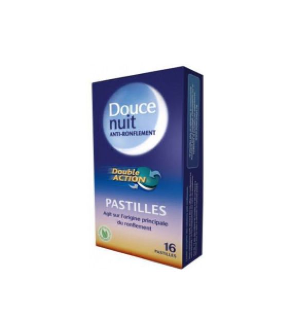 Douce Nuit Anti-Ronflement Pastilles Double Action Boite de 16