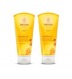 Weleda Bébé Crème Lavante Corps et Cheveux au Calendula 2x200Ml