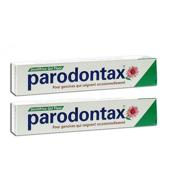 Parodontax Fluor Dentifrice Gel 75ml Lot de 2 pas cher